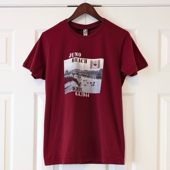 Roly Other - 100% Cotton Size L Juno Beach D-Day WW2 Men’s T-Shirt